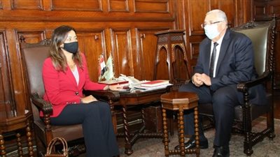 بالصور | القصير يبحث مع المدير الإقليمي بالبنك الدولي تأثير التغيرات المناخية على قطاع الزراعة 