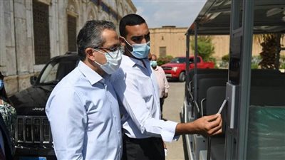 بالصور | وزير السياحة يتفقد قلعة صلاح الدين الأيوبي وأعمال صيانة جامع محمد علي