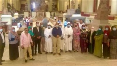 المتحف المصري بالتحرير يستضيف وفدا من الأئمة والواعظات السودانيين