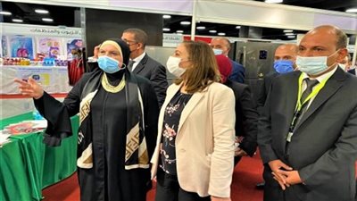 بالصور | وزيرة التجارة: معرض المنتجات المصرية بالأردن فرصة متميزة لزيادة الصادرات للأسواق الإقليمية 