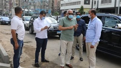 محافظ الجيزة يتفقد أعمال تطوير شارع البحر الأعظم