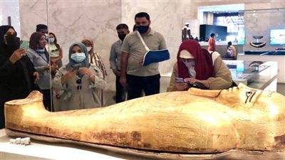 بالصور | وفود رفيعة المستوي من الأردن والجابون والمجر تزور المتحف القومي للحضارة المصرية 