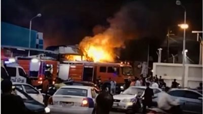 السيطرة علي حريق بعدد من المخازن بحي الضواحي ببورسعيد