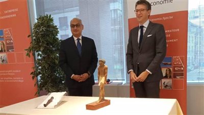 استرداد السفارة المصرية في بروكسل لقطعتين أثريتين من الحكومة البلجيكية