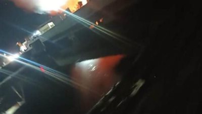 اندلاع حريق ضخم بمنزل علي طريق إسماعيلية بورسعيد الصحراوي