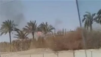 حريق هائل بمنطقة مخلفات في السادس من أكتوبر