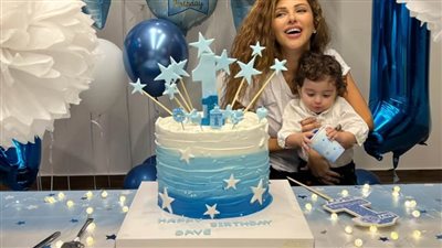 ميريام فارس تحتفل بعيد ميلاد نجلها 