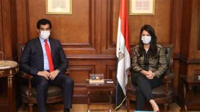 أول لقاء رسمي يجمع وزيرة التعاون الدولي والسفير القطري الجديد في القاهرة