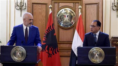 رئيسا الوزراء المصري والألباني يعقدان مؤتمرا صحفيا عقب جلسة مشاورات موسعة