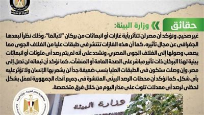 الحكومة تكشف حقيقة تأثر مصر بغازات وانبعاثات بركان 