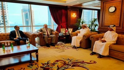 وزير القوى العاملة يبحث مع نظيره القطري تذليل العقبات أمام العمالة المصرية (صور)