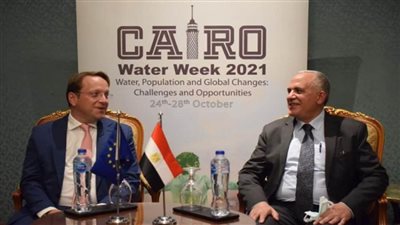 وزير الري: الاتحاد الأوروبي من أهم شركاء التنمية مع مصر (صور)