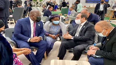 السيسي يلتقي نظيره الكونغولي على هامش قمة الأمم المتحدة للمناخ