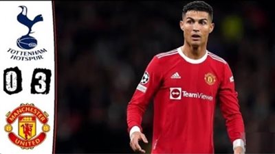 مانشستر يونايتد يفوز على توتنهام بثلاثية في البريميرليج