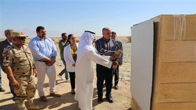 وزير الري يفتتح أعمال الحماية من أخطار السيول بجنوب سيناء (صور)