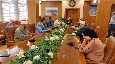 محافظ بورسعيد يبحث استعدادات تنفيذ مسابقة بورسعيد الدولية للقرآن الكريم في دورتها الخامسة