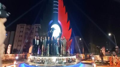 رئيس جهاز مدينة بدر يشهد افتتاح ميدان مصطفى كامل بعد تطويره (صور)