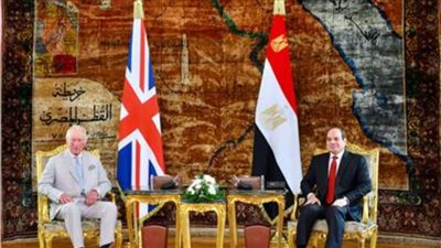 تفاصيل  لقاء الرئيس السيسي والأمير تشارلز 