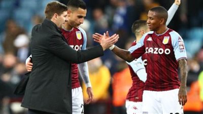 أول مباريات جيرارد.. أستون فيلا يفوز على برايتون بهدفين في الدوري