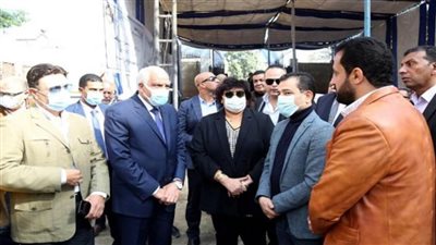 وزيرة الثقافة ومحافظ الجيزة يضعان حجر أساس مشروع تطوير مسرح السامر (صور)