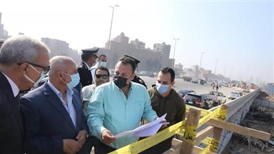 وزير النقل يتفقد مواقع العمل بمشروع التطوير الشامل للدائري حول القاهرة الكبرى (صور)