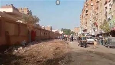 الجيزة تزيل التعديات بطول حرم السكة الحديد بأوسيم