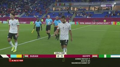 منتخب مصر ينهي الشوط الأول بثلاثية في شباك السودان