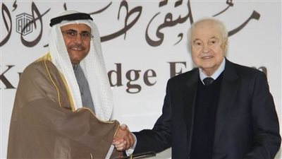 رئيس البرلمان العربي يوقع مذكرة تعاون مع مجموعة طلال أبو غزالة العالمية في الأردن 
