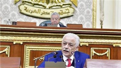  خلال كلمته فى الجلسة العامة لمجلس النواب..طارق شوقي: اليابان كسبتنا 6 – صفر فى امتحانات الإعدادي .. وهزمناهم فى رابعة إبتدائى  