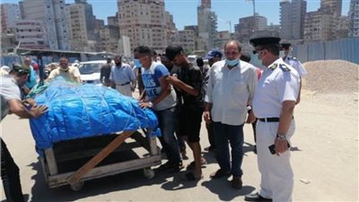 تحرير 1354 محضر إشغال طريق بالجيزة 