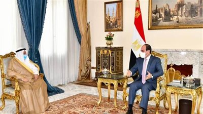 الرئيس السيسي يستقبل السفير الكويتي بمناسبة انتهاء فترة عمله في مصر