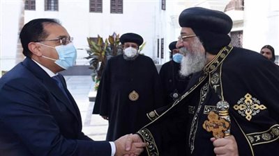 رئيس الوزراء يهنئ البابا تواضروس الثاني بمناسبة عيد الميلاد المجيد (صور)