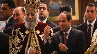 السيسي من كاتدرائية ميلاد المسيح: «بدأنا سويا جمهورية جديدة تسع الجميع دون تمييز» | فيديو 