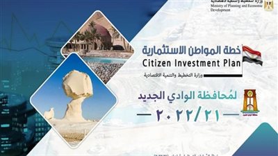 بالإنفوجراف | «التخطيط» تستعرض خطة المواطن الاستثمارية لمحافظة الوادي الجديد لعام 2021