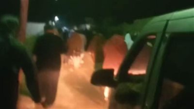 تشيع جثماين أم وأبنائها الثلاثة بالمنيا بعد وفاتهم فى حادث تصادم