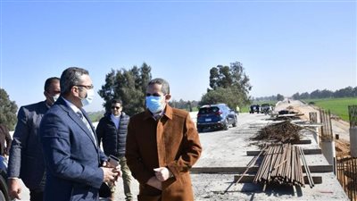 الانتهاء من رصف طريق طنطا- السنطة- زفتى بنهاية أبريل