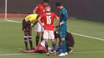 إصابة أكرم توفيق بقطع في الرباط الصليبي