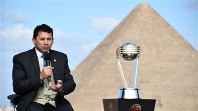 وزير الرياضة يشهد حفل قرعة كأس العالم لأندية كرة السلة (صور)