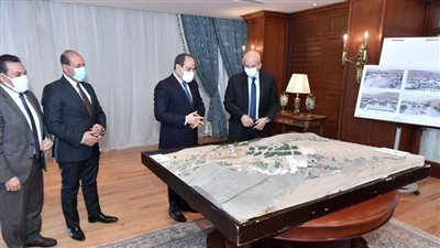 الرئيس السيسي يتابع الموقف التنفيذي لمشروع التجلي الأعظم بسيناء 