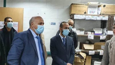 وكيل صحة الغربيه يتفقد مستشفي كفر الزيات العام  