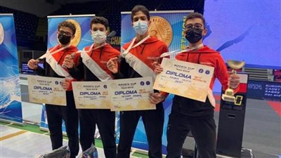 وزير الرياضة يهنىء بعثة مصر بالفوز بميداليتين برونزيتين في بطولة الاتحاد الأوروبي لسلاح السيف للناشئين برومانيا  (صور)