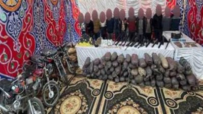 ضبط 24 عنصرا إجراميا فى حملات أمنية مكبرة