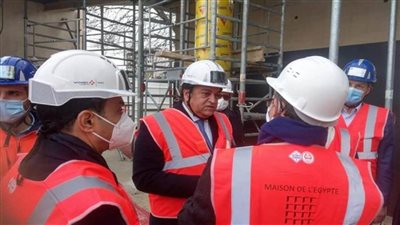 د. خالد عبدالغفار يتفقد سير الأعمال الإنشائية في 