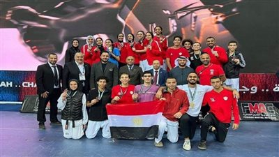 وزير الرياضة يشيد بنتائج بعثة المنتخب الوطني المشاركة بكأس العرب للتايكوندو في الإمارات