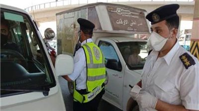 ضبط 7588 شخصًا خلال 24 ساعة لعدم الالتزام بارتداء الكمامات 