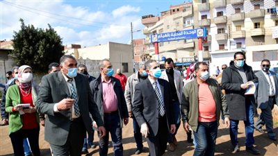 قطار حياة كريمة ينطلق فى المحلة..محافظ الغربية يبدأ أولى جولاته الميدانية 