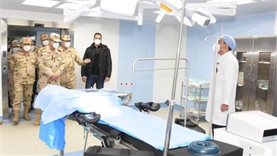 وزير الدفاع يشهد افتتاح أعمال تطوير مستشفى طنطا العسكري (صور)