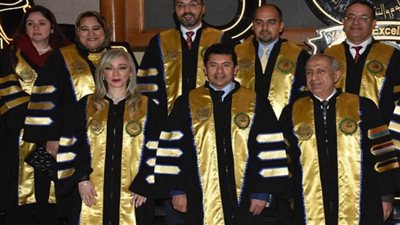وزير الشباب يشهد احتفال الأكاديمية العربية بتخريج دفعة جديدة من كلية الدراسات العليا في الإدارة فرع مصر الجديدة (صور)
