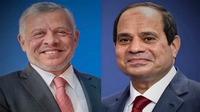 الرئيس السيسي يتلقى اتصالا هاتفيا من ملك الأردن