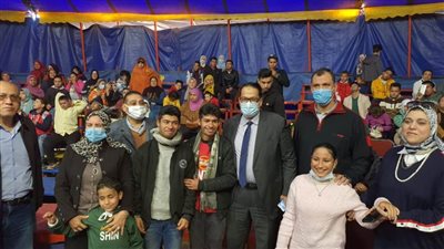 وكيل تعليم الغربية يشارك ذوي الهمم في دعوة مجانية لعروض السيرك الهولندي الروسي بطنطا